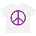 thumbnail image 3 of Inktastic Purple Peace Sign Boys or Girls Toddler T-Shirt, 3 of 5