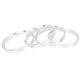 thumbnail image 6 of Unique Bargains 4pcs 73.1 mm to 67.1 mm Aluminium Alloy Car Hub Centric Rings Wheel Bore Spacer Silver Tone, 6 of 6