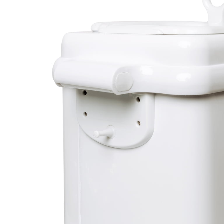 Ubbi Pet Odor-Locking Steel Waste Pail, Chrome photo 2