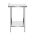 thumbnail image 1 of KFFKFF 24x24x36 Inch Robust Stainless Steel Utility Table, Industrial Grade Food Preparation Surface, Sturdy Metal Table with Customizable Height for Home, Restaurant, and Hotel Use, 1 of 9