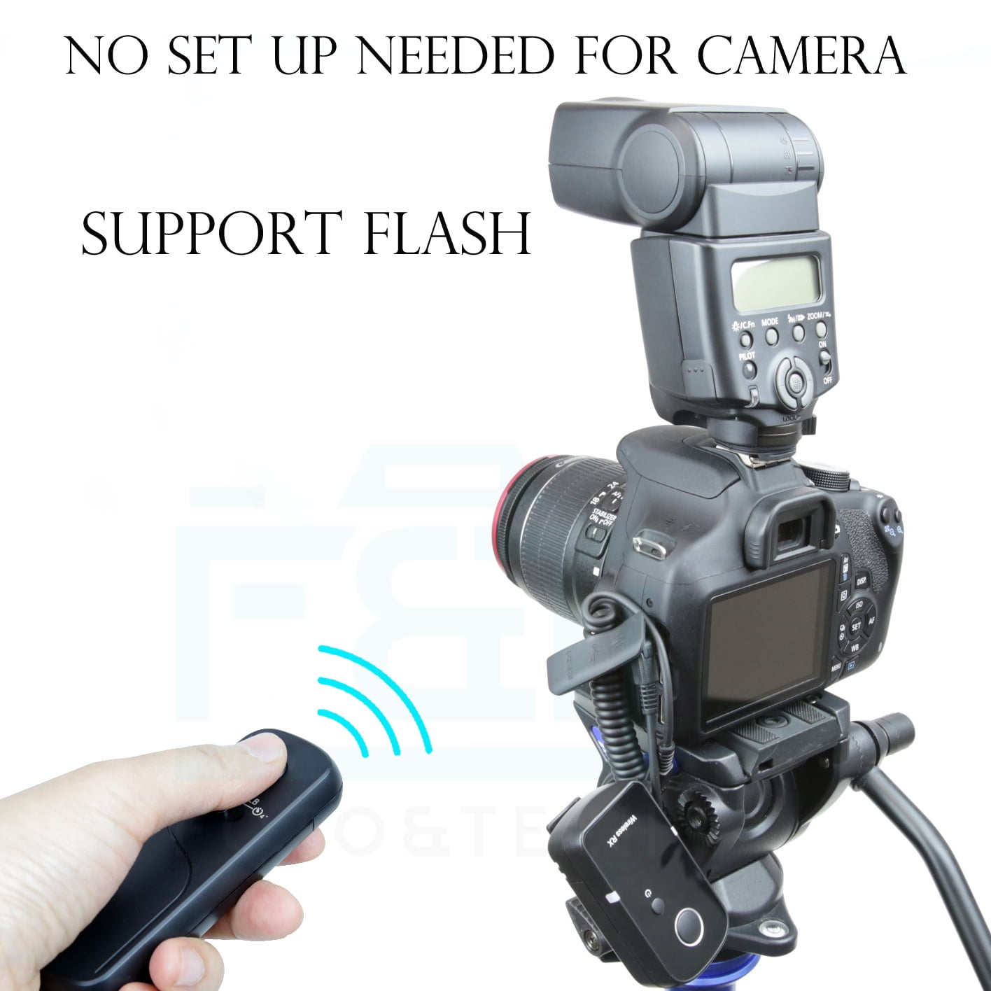 Shutter Release Remote Control,SLR Shutter Release Remote Trigger Photography Accessory Support Focus Shutter Release,BULB Shooting for Nikon Z7 Z6 D7500 D7200 D7100 D90 Camera