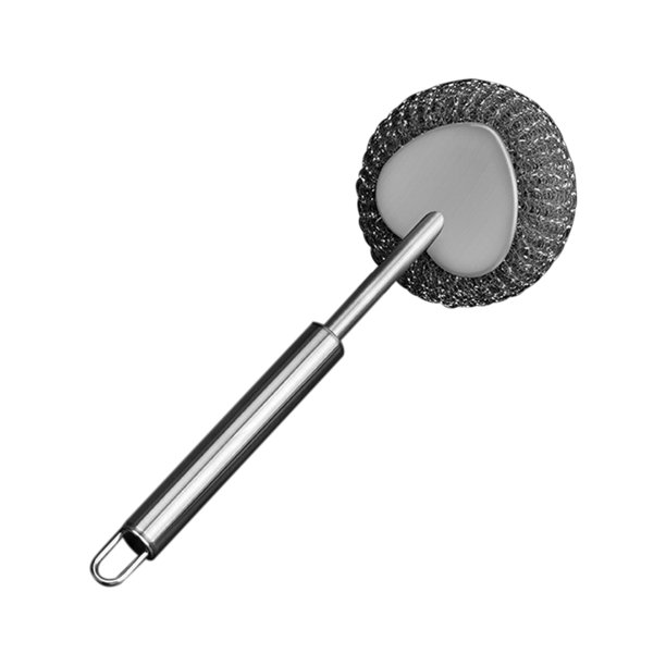 Yhmxh Utensilios de cocina Cepillo de olla de acero inoxidable Bola de limpieza de acero inoxidable Cepillo de limpieza de cocina para el hogar Cepillo de olla de bola de acero Artefactos