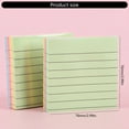 thumbnail image 3 of 24 Pcs Lined Stickies Note Colorful Writing Pad Simple Notepads Memos Pad Easy to Write Ruled Post Stickies Paper Pad, 3 of 9
