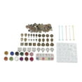 thumbnail image 1 of Kit de Fabrication de Bijoux en Résine, Moule en Résine Durable Haute Élasticité Opération Simple DIY Amusant avec Équipement de Fleurs Séchées pour la Maison, 1 of 7