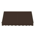 thumbnail image 2 of Awntech 6.38 Ft New Orleans Fixed Awning Canopy with Twisted Rope Arms (76.5in x 31in x 24in), Brown, 2 of 2