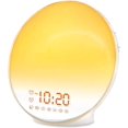 thumbnail image 1 of Wake-up Light Sunrise Alarm Clock For Children, Heavy Sleep, Bedroom, With Sunrise Simulation, Sleep Aid, Dual Alarm Clock, Night Light, Daylight, 7 C, 1 of 2
