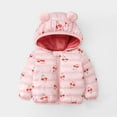 thumbnail image 6 of Avrntaa Clearance Girl Clothes - Toddler Girl Light Puffer Down Jacket with Hoods Baby Coat Pink Jacket Size 4-5T, 6 of 6