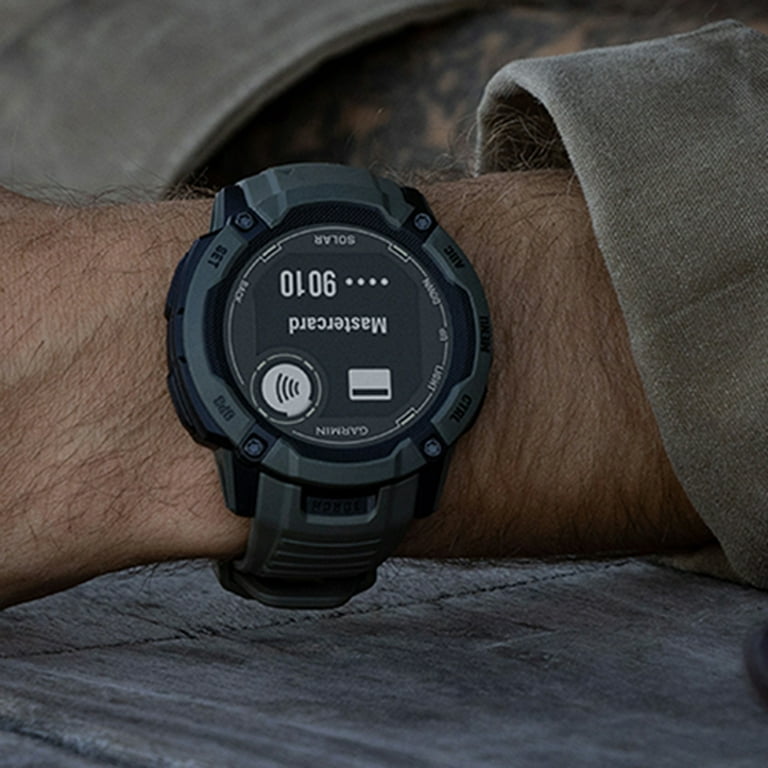 Garmin Instinct SOLAR, Rugged GPS Smartwatch, Built-in Sports Apps and  Health Monitoring, Solar Charging and Ultratough Design Features, Graphite