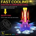 thumbnail image 2 of 6x 9005 H7 H11 LED Headlight Bulbs Kit + Fog Light High Low Beam Super Bright White 6000K Combo, 2 of 16