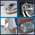 thumbnail image 3 of Kit surtido de tuercas hexagonales ZQZ 405 piezas de acero inoxidable SAE, 3 of 7