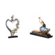 thumbnail image 1 of Estatua de pareja besándose, figura de bailarina de ballet, escultura de resina, adorno romántico, adecuado para decoración del hogar, regalo., 1 of 8
