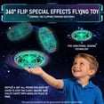thumbnail image 6 of Mini Hand Drone for Kids Adults, 360° Drone Mini Helicopter RC UFO Flying Toy With Colorful light strip, Hand Operated Sensory Flying Drone UFO Toy for Boys Girls, Green, 6 of 8