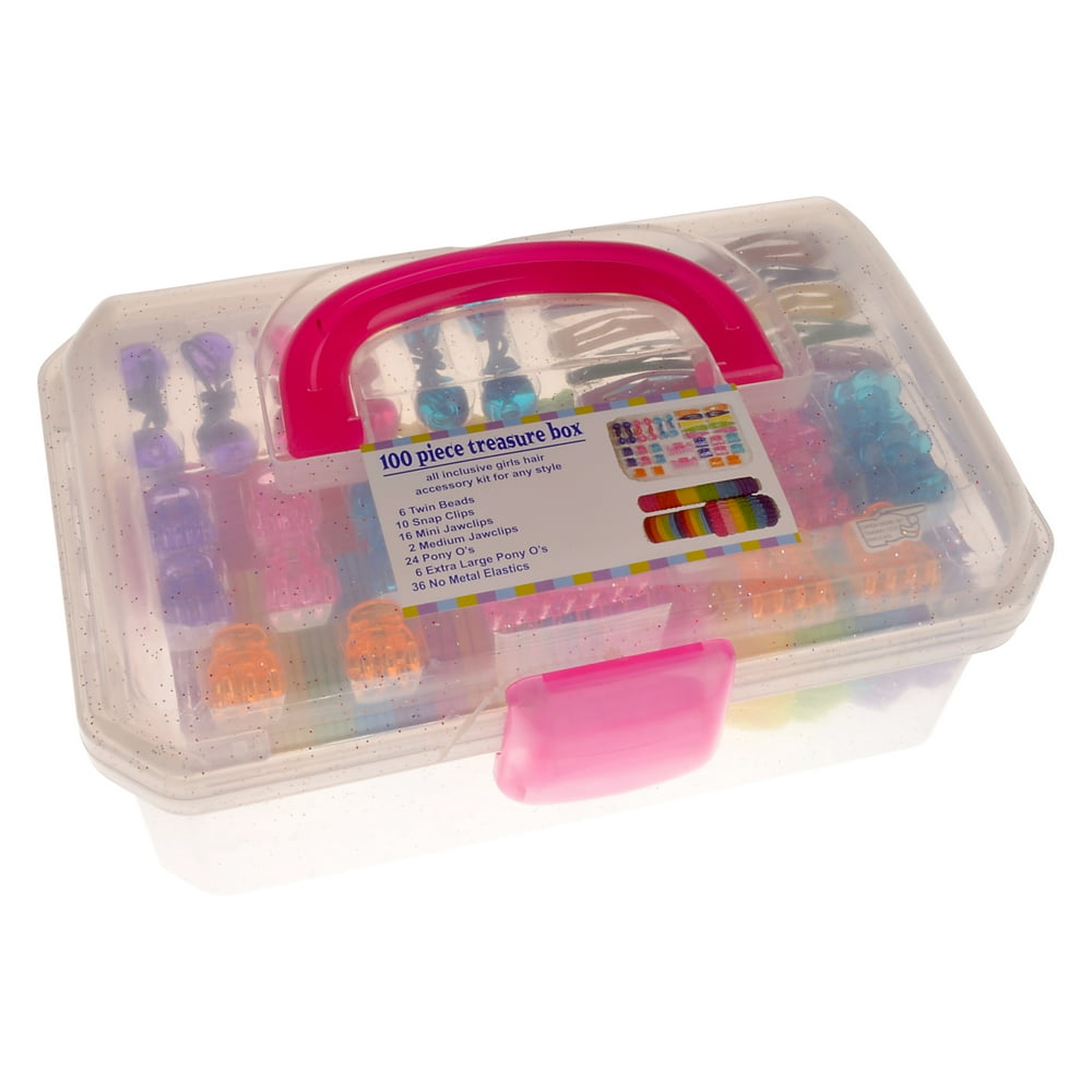 Generic 100 Piece Girls Hair Accessory Kit