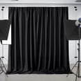 thumbnail image 1 of Cortinas Joydeco, color negro, poliéster, 3 x 3 m, 2 paneles, 1 of 6