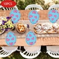 thumbnail image 3 of YMARPT Easter Eggs Printed Tableware Set, 10PCS Easter Eggs Party Plates Supplies, Easter Party Supplies Colorful Eggs Paper Plates Napkins, Disposable Paper Tableware for Easter Party Decoration, 3 of 5