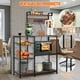 thumbnail image 5 of Estante para Cocina,Estantes Organizadores Alacena,Estantes Organizadores Cocina Gabinete de Cocina de 4 Niveles,Multiusos Almacenamiento,para Sala, Oficina, Marrón, 5 of 7