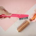 thumbnail image 4 of Phenofice 1Set Lightweight Hair Brush Cleaner Pink Comb Cleaning Tool for Travel Use, 4 of 8