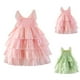 thumbnail image 4 of Odeerbi Vestido de Princesa de Verano Con Capa Alas de Mariposa Vestido de Niña Flor Algodón Fiesta de Cumpleaños Vestido de Fiesta Formal, 4 of 4