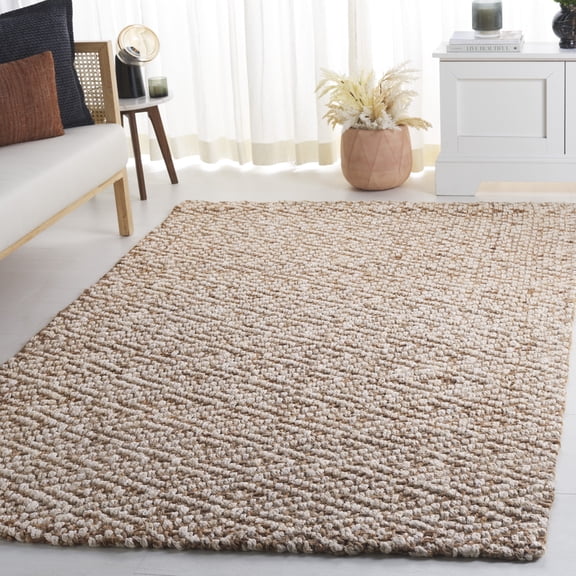 Safavieh Natural Fiber Jervis Geometric Area Rug, Natural/Bleach, 5' x 8'