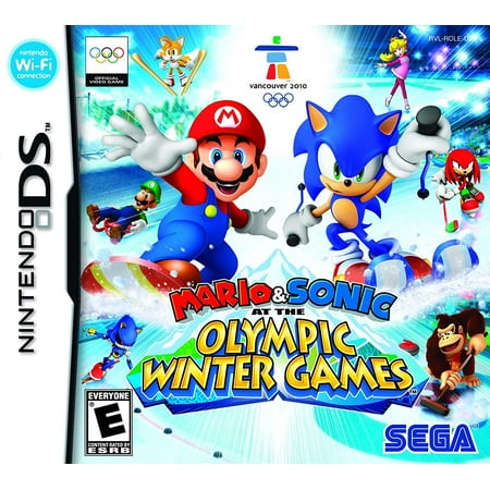 Mario and Sonic at the Olympic Winter Games (Nintendo DS) - (Best Mario Ds Games)