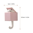 thumbnail image 2 of Clearance! Pack Creative Squirrel Wall Hook Keychain Children'S Cute Coat Wall Hook Hanging Bathroom Towel Hook Wall Mounted Hat Key Hook Decorative Wall Small Key One Size Multi-Color, 2 of 2