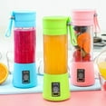 thumbnail image 2 of ZheElen Electric Juicer Multifunctional Mini Portable USB Rechargeable Home Juice Making Cup Gift 380ml, 2 of 9