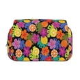 thumbnail image 2 of Kdxio Hawaiian Style for Double Compartment Pen Case Oxford Organizer with Zipper Pockets for Students Artists, 2 of 7