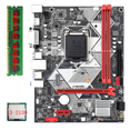 thumbnail image 1 of B75-H Desktop Motherboard +I3-2130 CPU +1X4G DDR3 1600MHz RAM LGA 1155 USB 3.0 SATA 3.0 Computer Motherboard, 1 of 8