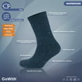 thumbnail image 5 of GoWith Thick Wool Socks For Women | Thermal Winter Crew Socks | 3 Pairs | Model: 2038, 5 of 11