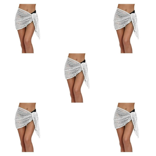 Minnieouse Vestidos de playa Diseño ahuecado sexy Cubierta de de encaje Secado rápido Buena elasticidad Elegante corta fácil de combinar Type2 NO2 Minnieouse CBP390745