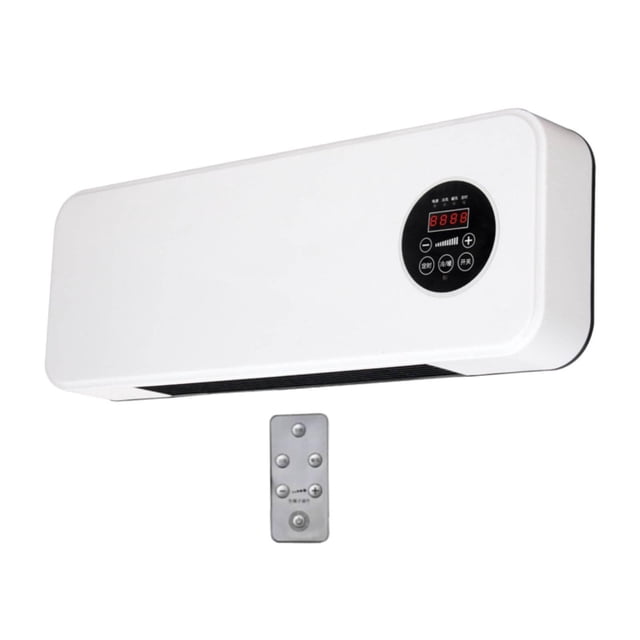 Flynix Electric Wall Heater Compact Air Heating Cooling System for Indoor Office RV Style A