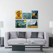 Trademark Fine Art 18x24 Landscape Canvas Wall Art Wall Collection by Vincent van Gogh
