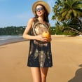 thumbnail image 3 of Disketp Dreamcatcher With Mandala para Vestido sin Mangas para Mujeres, Vestidos de Verano para Mujeres, Casual y Holgado para la Playa, 3 of 7