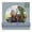 Metallic Silver, variant on Metallic Gold Picture Frame Mat for 18x18 Frames - Circle Opening for 14x14 Photos - 25 Mats