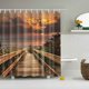 thumbnail image 2 of Cortina de ducha impermeable de poliéster 180 x 200 cm con vista 3D, 2 of 4