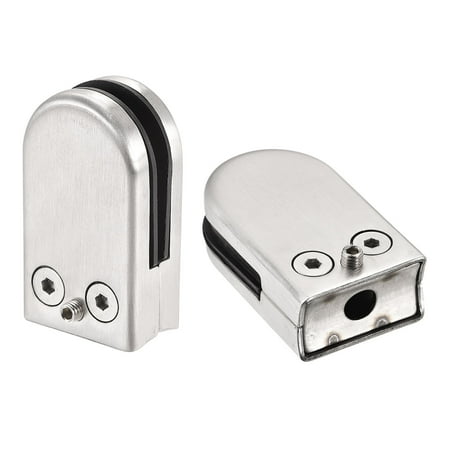 

Glass Clamp2 Pack Adjustable 6-8mm Thickness 55x33mm Stainless Steel Glass Bracket Clip