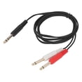 thumbnail image 2 of Cable Macho De 6 35 Mm A Doble Macho De 6 35 Mm Cable Divisor En Y Para Micrófono Funda De Goma Flexible Caja Fuerte Duradera De 5 9 Pies Para Micrófono Para Reproductor De DVD ANGGREK Otros, 2 of 8