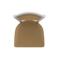 thumbnail image 3 of 870 Hadleigh 30" Swivel Bar Stool with Anodized Nickel Finish and Canter Saddle Seat and Back, 3 of 5