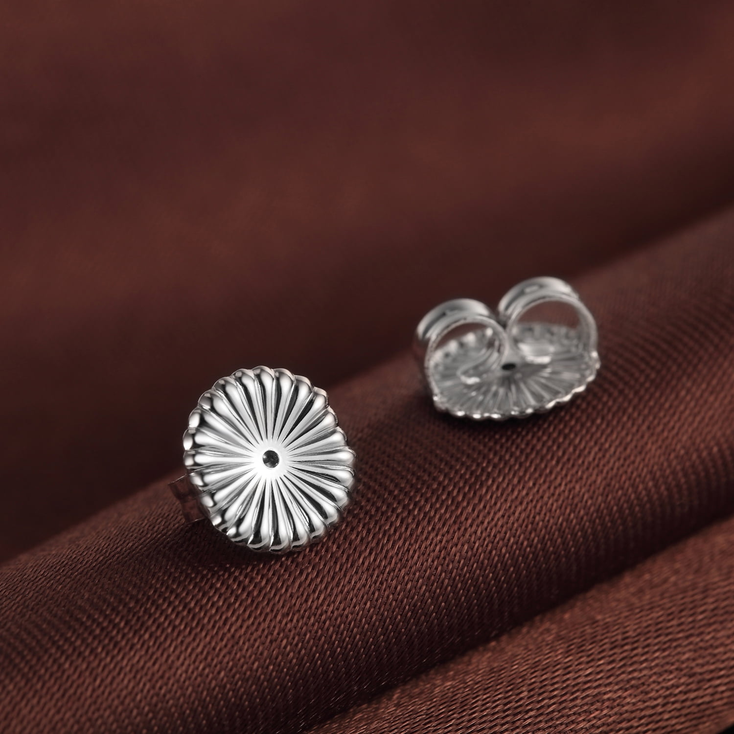 Jiamiaoi Earring Backs Locking Earring Backs for Studs 925 Sterling Silver Earring Backs Lifters Replacement Earring Backs Butterfly Clasp for Studs