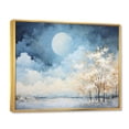 thumbnail image 2 of Designart "Clouds Canopy Painting Landscape III" Landscapes Floater Framed Wall Decor, 2 of 7