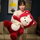 thumbnail image 2 of Oso de peluche de dibujos animados de color rojo rosa de 65 cm, bonitos animales de dibujos animados, muñecos de peluche suaves para regalar, 2 of 5