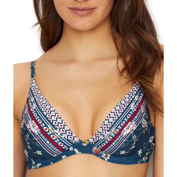 Azura Womens La Boheme Plunge Bikini Top A-C Cups Style-SS11471