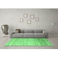 thumbnail image 3 of Ahgly Company Indoor Rectangle Oriental Emerald Green Modern Area Rugs, 4' x 6', 3 of 4