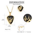 thumbnail image 2 of Guitar Cremation Jewelry Memorial Necklace Cremation Urn Necklace for Ashes Urn Keepsake with Gift Box, 2 of 6