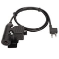 thumbnail image 4 of 2 pin Push to Talk, clip impermeable por cable Universal Fuerte U94 PTT Manos Libres para GXT1000 para LXT490, 4 of 7
