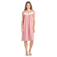 thumbnail image 2 of Casual Nights Women's Fancy Lace Trim Sleeveless Nightgown, 2 of 5