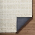 thumbnail image 3 of Hauteloom Asahel Wool Living Room, Bedroom Area Rug - Bohemian, Transitional - Ivory, Cream, Beige - 6' x 9', 3 of 6