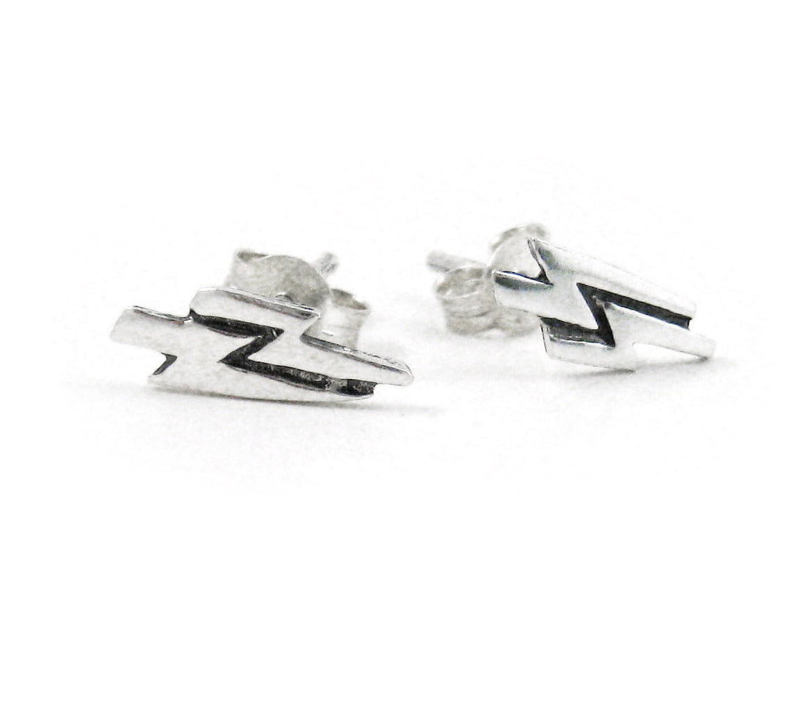 Details about   Minimalist Zig Zag Silver Drop Earrings 
