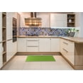 thumbnail image 6 of Ahgly Company Machine Washable Indoor Rectangle Transitional Dark Lime Green Area Rugs, 6' x 9', 6 of 7