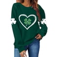thumbnail image 4 of POTETI St Patricks Day Shirts Womens Long Sleeve Crew Neck Sweatshirts Tops, 4 of 4